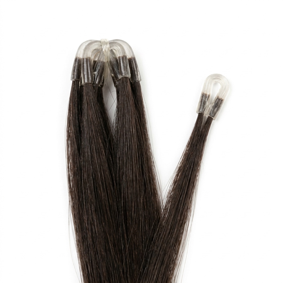 Extensiones de queratina con puntas U-tip