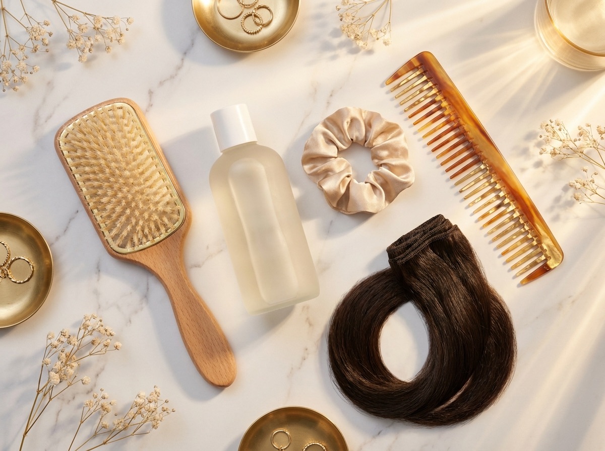 Kit de cuidados para extensiones de pelo natural