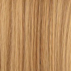 Muestra de extensiones de pelo mechadas tono 27.613 rubios claro y cobrizo