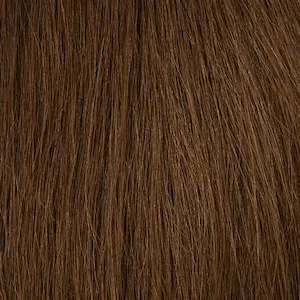 Muestra de tono castaño de extensiones de pelo
