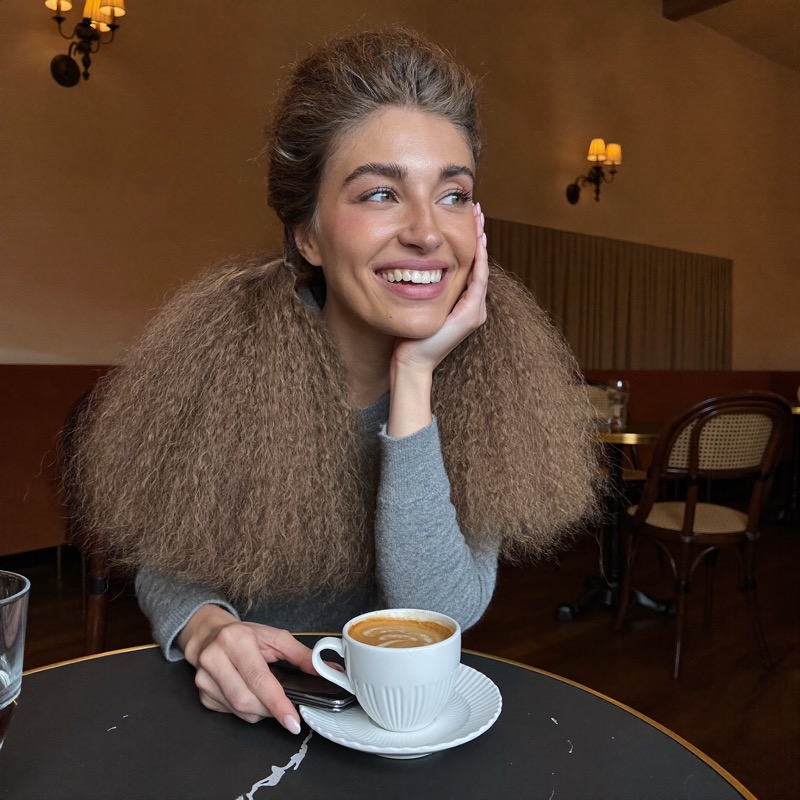 Look casual con extensiones de pelo